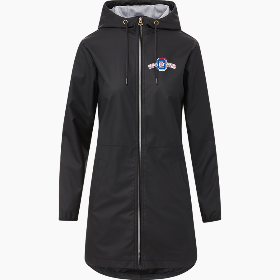 Ohio School For The Deaf Spartans <span class="pdp-name-mascot">Ohio School For The Deaf Spartans</span> MV Sport Weatherproof Vintage Women's Rain Jacket