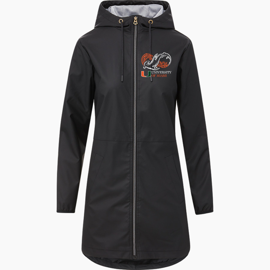 Shark Research & Conservation The Official Online Store <span class="pdp-name-mascot">SRC Sharks</span> MV Sport Weatherproof Vintage Women's Rain Jacket