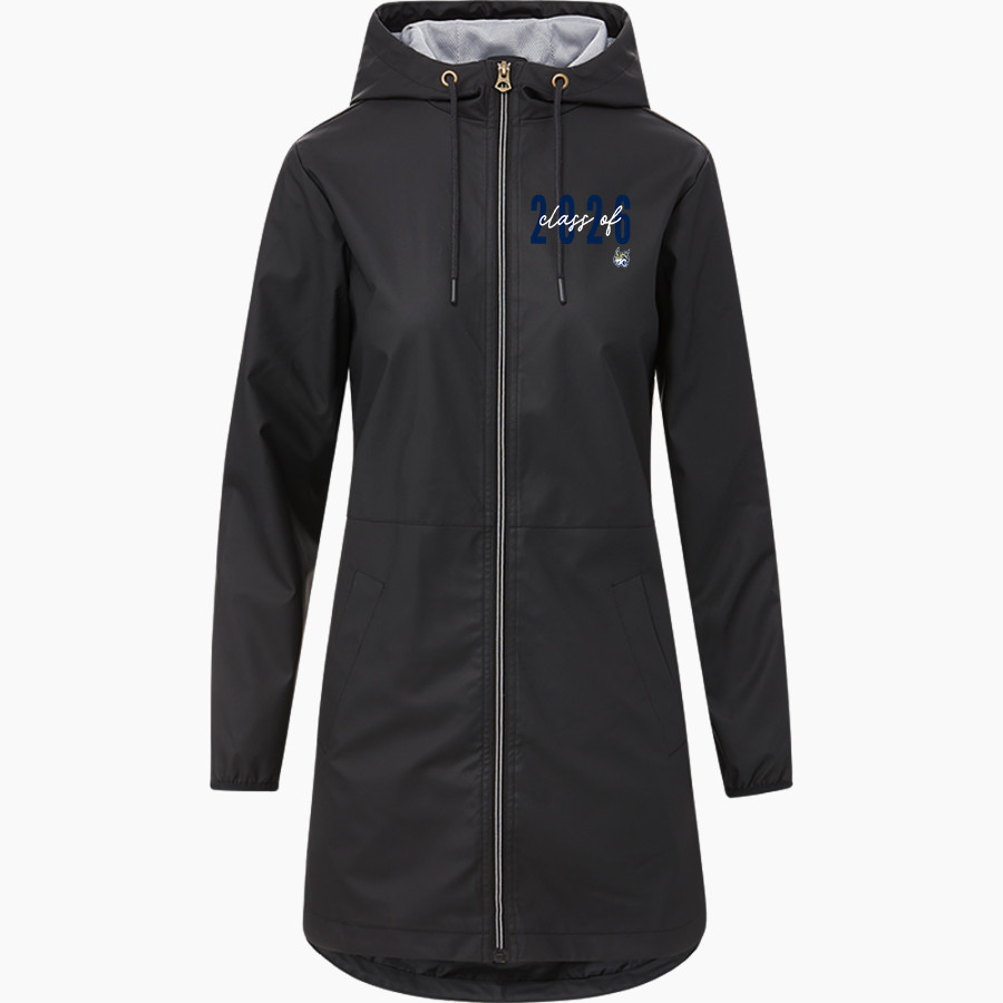 Pioneer Wildcats <span class="pdp-name-mascot">Pioneer Middle School Wildcats</span> MV Sport Weatherproof Vintage Women's Rain Jacket