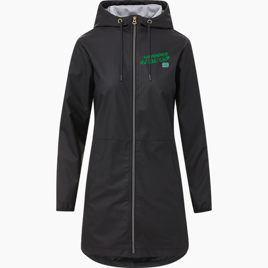 San Domenico Panthers <span class="pdp-name-mascot">San Domenico Panthers</span> MV Sport Weatherproof Vintage Women's Rain Jacket