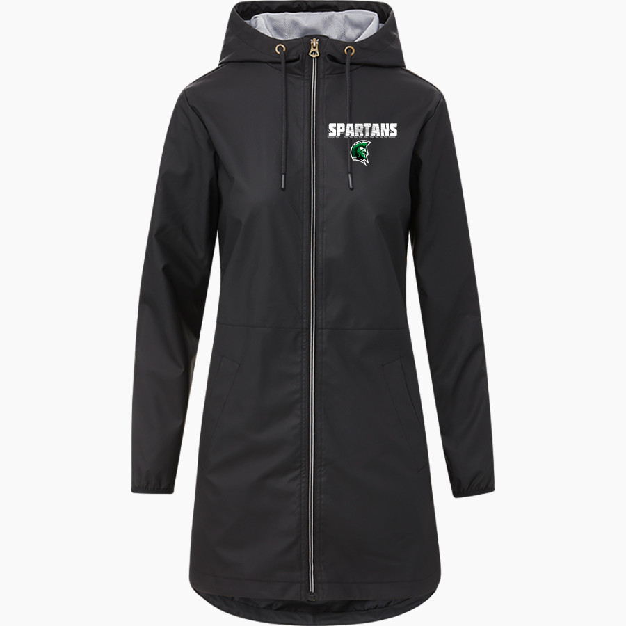 Calvary Christian Spartans <span class="pdp-name-mascot">Calvary Christian Spartans</span> MV Sport Weatherproof Vintage Women's Rain Jacket