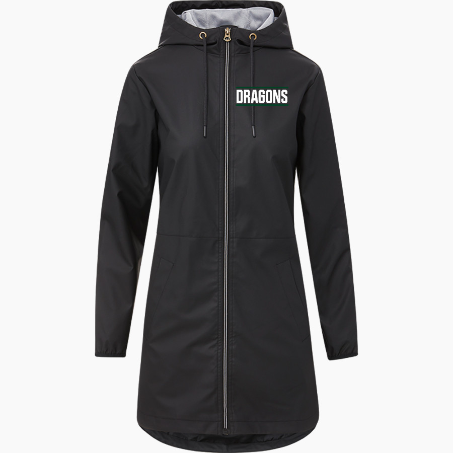 Drew Dragons <span class="pdp-name-mascot">Drew School Dragons</span> MV Sport Weatherproof Vintage Women's Rain Jacket
