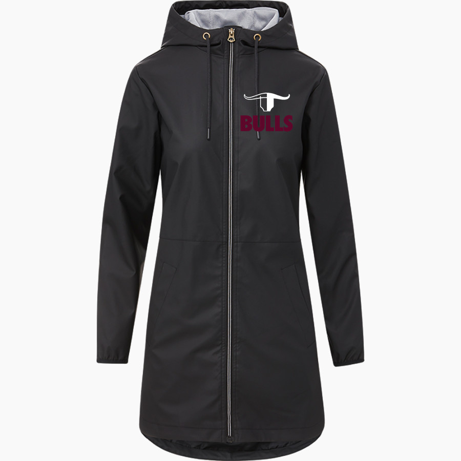 PARKER SCHOOL BULLS <span class="pdp-name-mascot">PARKER BULLS</span> MV Sport Weatherproof Vintage Women's Rain Jacket