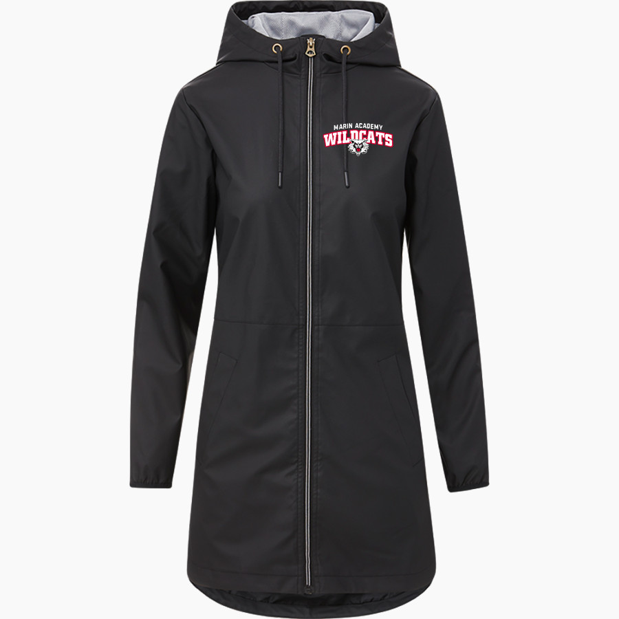 Marin Academy Wildcats <span class="pdp-name-mascot">Marin Academy Wildcats</span> MV Sport Weatherproof Vintage Women's Rain Jacket