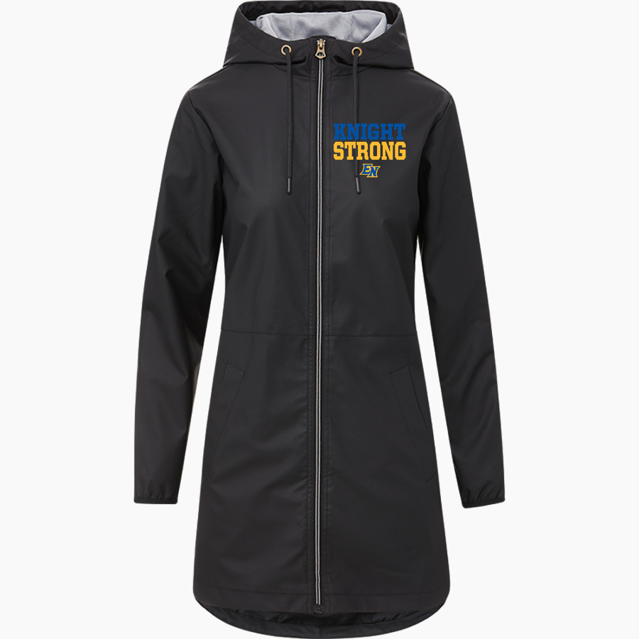 EAST NOBLE HIGH SCHOOL KNIGHTS <span class="pdp-name-mascot">EAST NOBLE KNIGHTS</span> MV Sport Weatherproof Vintage Women's Rain Jacket