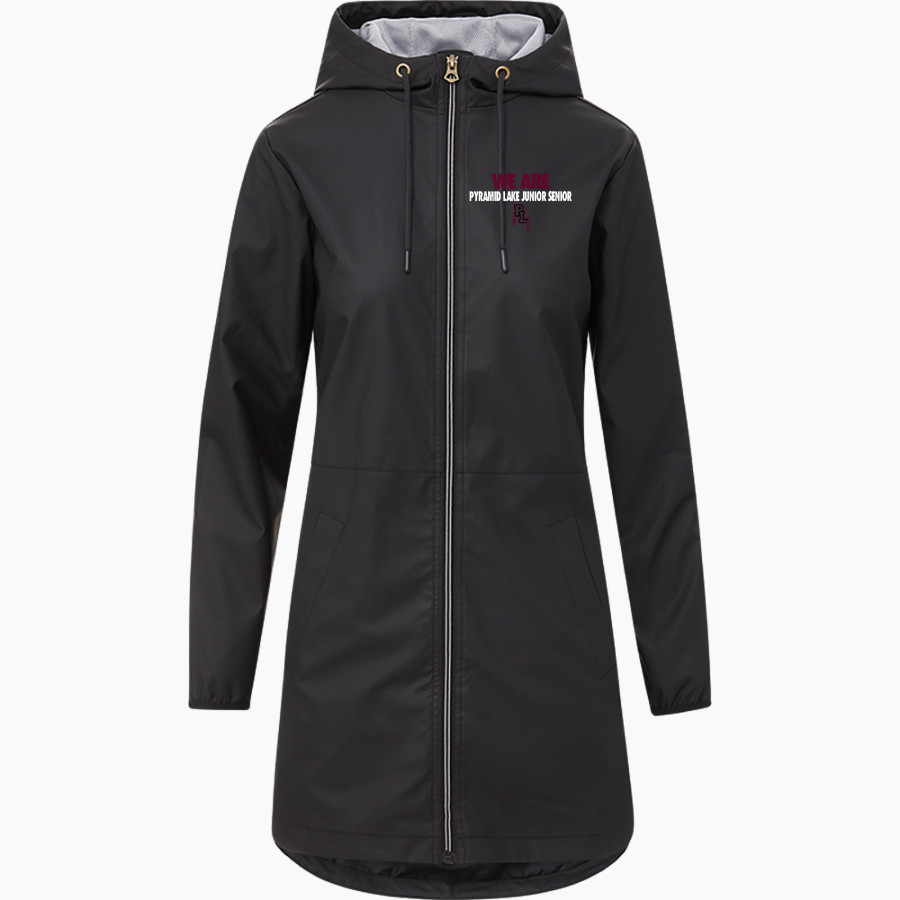 Pyramid Lake Junior Senior Lakers <span class="pdp-name-mascot">Pyramid Lake Junior Senior Lakers</span> MV Sport Weatherproof Vintage Women's Rain Jacket