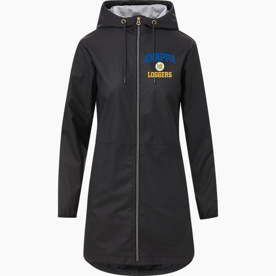 KNAPPA HIGH SCHOOL LOGGERS <span class="pdp-name-mascot">KNAPPA LOGGERS</span> MV Sport Weatherproof Vintage Women's Rain Jacket