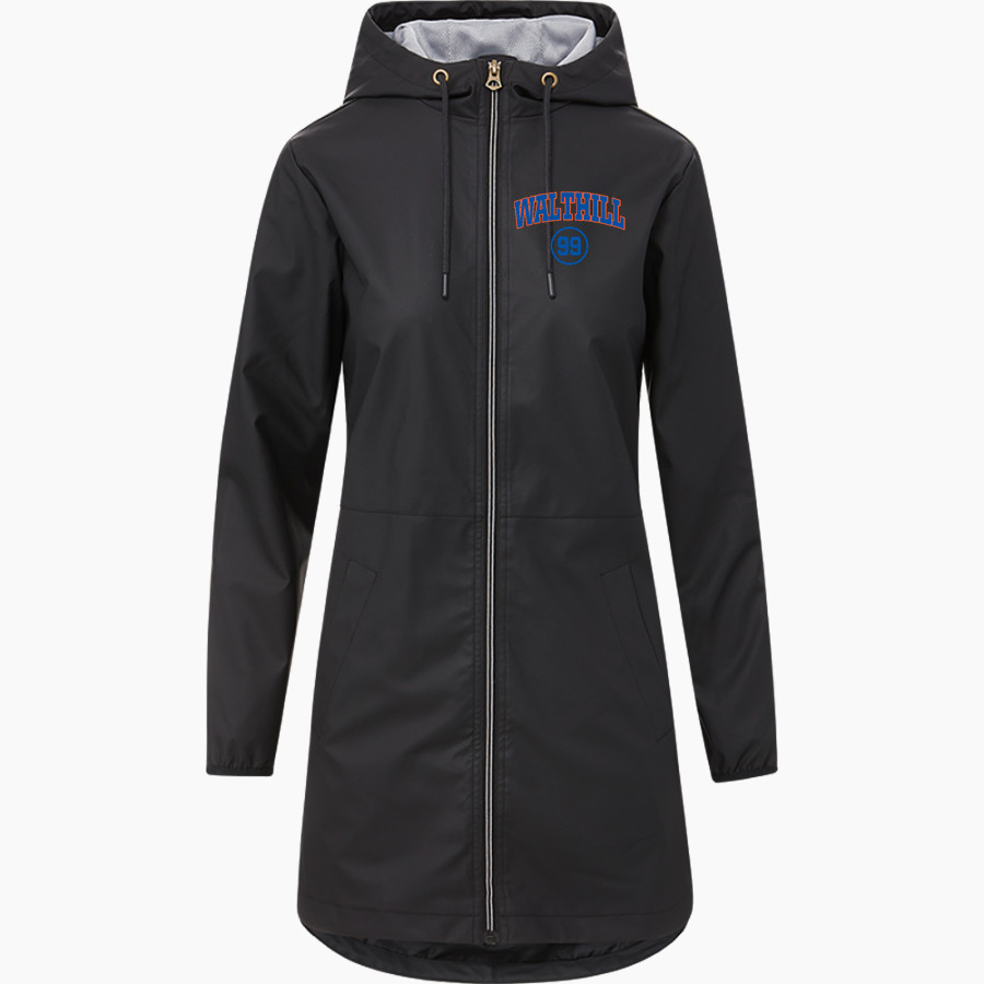 WALTHILL HIGH SCHOOL BLUJAYS <span class="pdp-name-mascot">WALTHILL PUBLIC BLUEJAYS</span> MV Sport Weatherproof Vintage Women's Rain Jacket