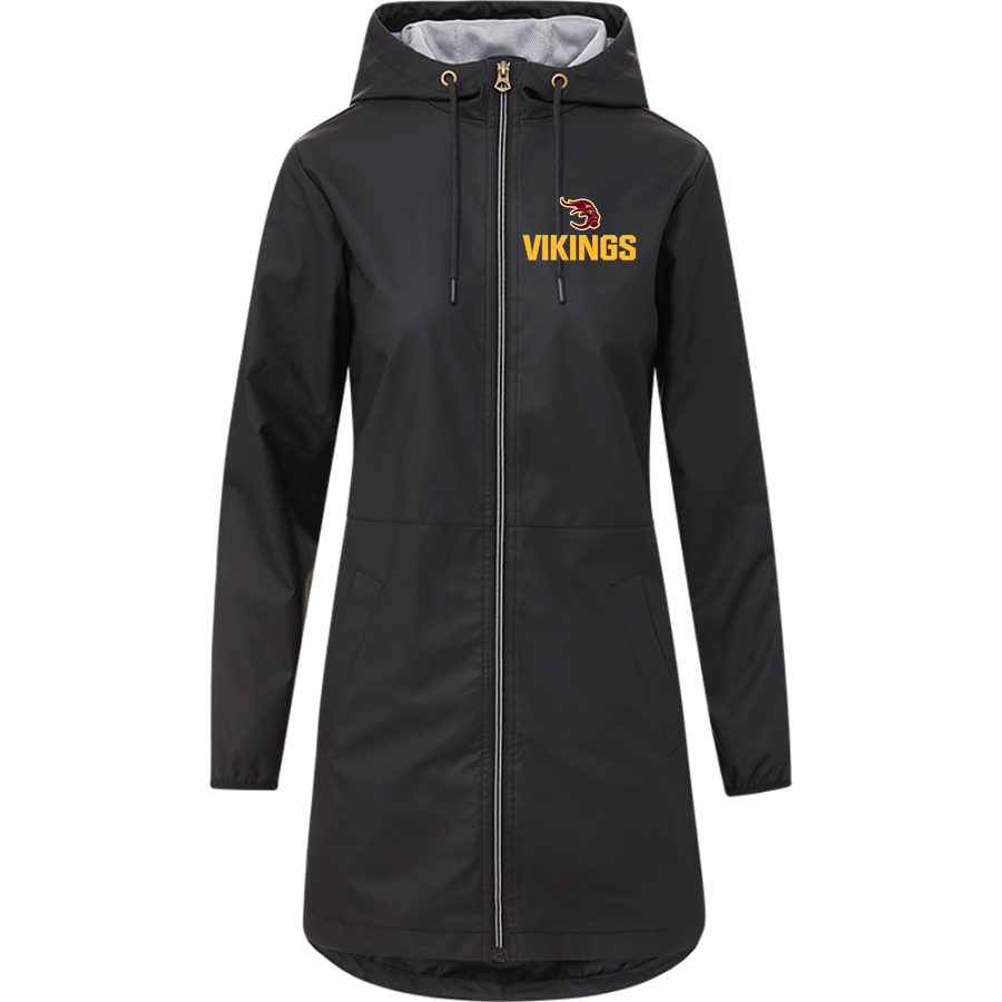EDISON HIGH SCHOOL VIKINGS <span class="pdp-name-mascot">EDISON VIKINGS</span> MV Sport Weatherproof Vintage Women's Rain Jacket