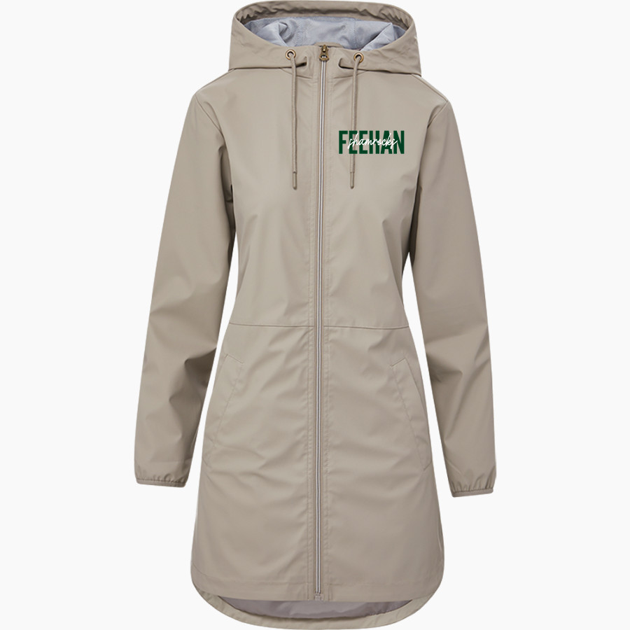 Bishop Feehan Shamrocks <span class="pdp-name-mascot">Bishop Feehan Shamrocks</span> MV Sport Weatherproof Vintage Women's Rain Jacket