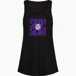Ben Davis Giants MV Sport Women's Paris Flowy Tank Front Thumbnail