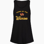 Au Gres-Sims HIGH SCHOOL WOLVERINES MV Sport Women's Paris Flowy Tank Front Thumbnail