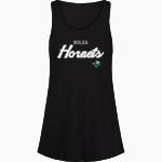 BOLES HIGH SCHOOL HORNETS MV Sport Women's Paris Flowy Tank Front Thumbnail