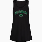 WOODSTOCK UNION HIGH SCHOOL WASPS <span class="pdp-name-mascot">WOODSTOCK WASPS</span> MV Sport Women's Paris Flowy Tank Front Thumbnail