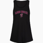 LONG BEACH HIGH SCHOOL BEARCATS <span class="pdp-name-mascot">LONG BEACH BEARCATS</span> MV Sport Women's Paris Flowy Tank Front Thumbnail