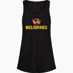 Au Gres-Sims HIGH SCHOOL WOLVERINES <span class="pdp-name-mascot">AU GRES - SIMS WOLVERINES</span> MV Sport Women's Paris Flowy Tank Front Thumbnail