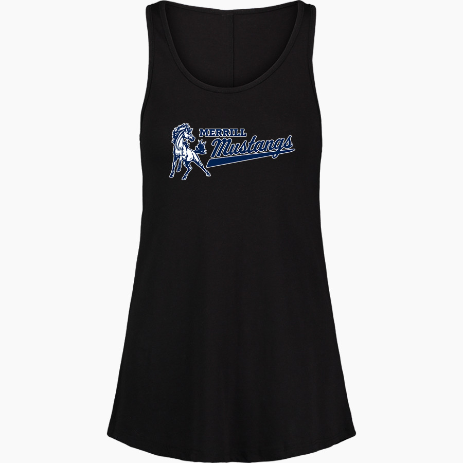 Merrill Mustangs MV Sport Women's Paris Flowy Tank