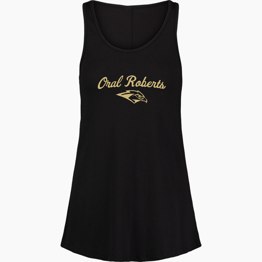 Oral Roberts Golden Eagles <span class="pdp-name-mascot">Oral Roberts Golden Eagles</span> MV Sport Women's Paris Flowy Tank