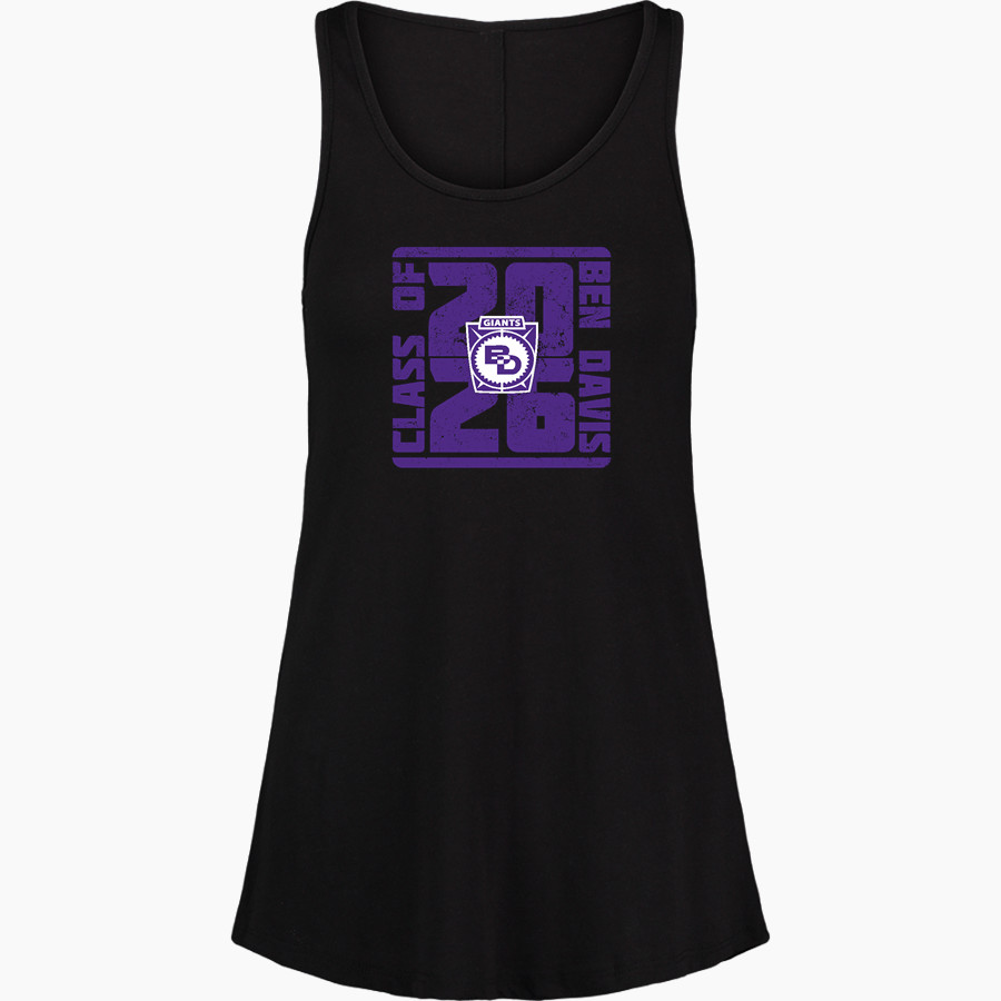 Ben Davis Giants MV Sport Women's Paris Flowy Tank