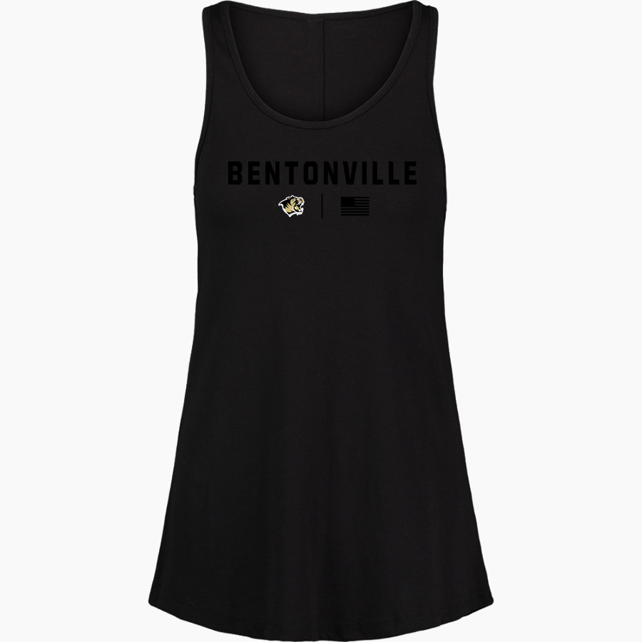 BENTONVILLE HIGH SCHOOL TIGERS <span class="pdp-name-mascot">BENTONVILLE TIGERS</span> MV Sport Women's Paris Flowy Tank