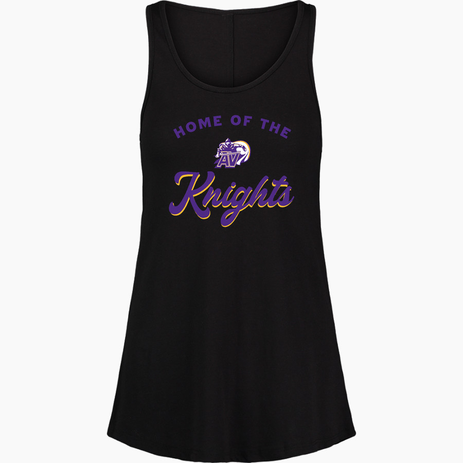Apple Valley Knights MV Sport Women's Paris Flowy Tank
