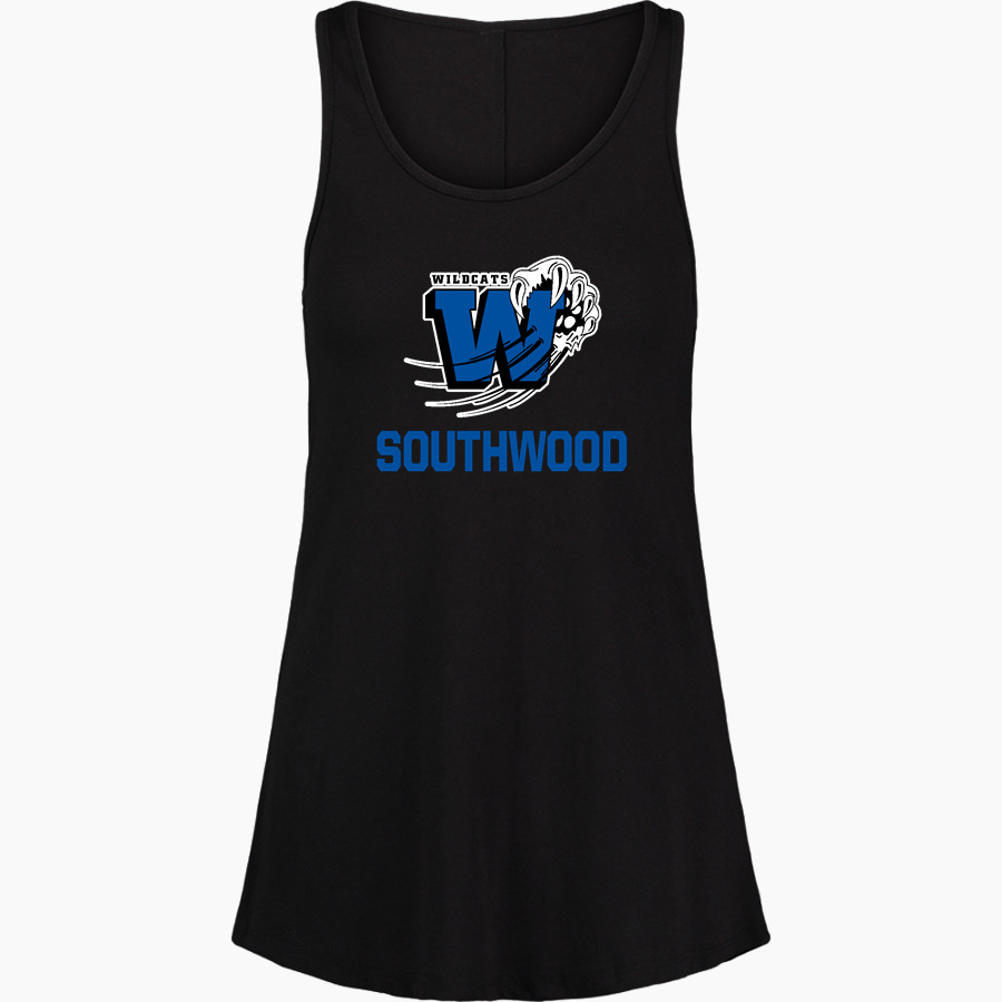 Southwood Wildcats MV Sport Women's Paris Flowy Tank
