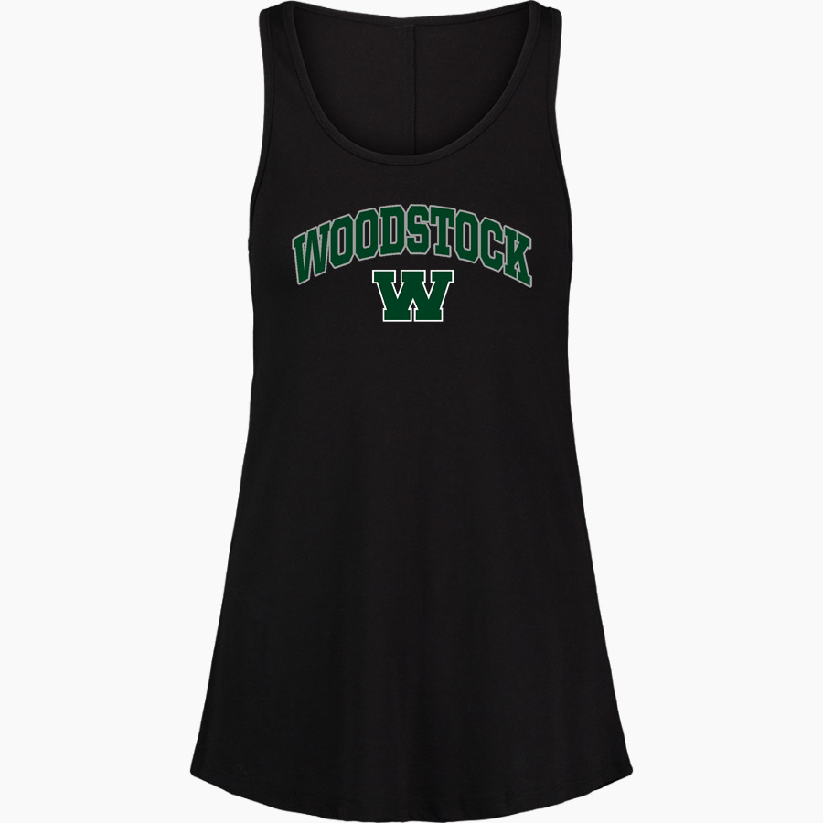 WOODSTOCK UNION HIGH SCHOOL WASPS <span class="pdp-name-mascot">WOODSTOCK WASPS</span> MV Sport Women's Paris Flowy Tank