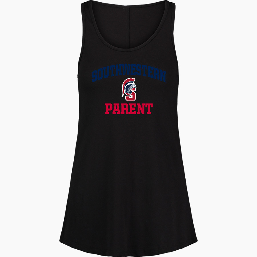 Southwestern Spartans MV Sport Women's Paris Flowy Tank