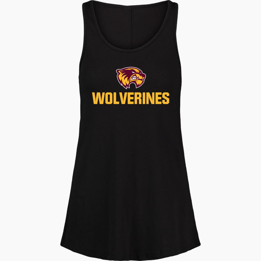 Au Gres-Sims HIGH SCHOOL WOLVERINES <span class="pdp-name-mascot">AU GRES - SIMS WOLVERINES</span> MV Sport Women's Paris Flowy Tank