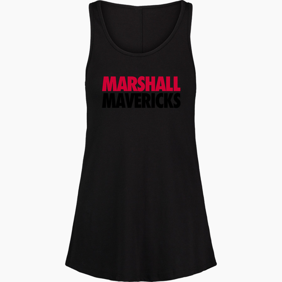 Marshall Mavericks <span class="pdp-name-mascot">Marshall Mavericks</span> MV Sport Women's Paris Flowy Tank