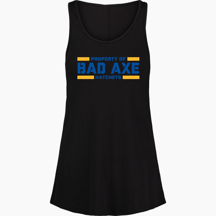BAD AXE HIGH SCHOOL HATCHETS <span class="pdp-name-mascot">BAD AXE HATCHETS</span> MV Sport Women's Paris Flowy Tank
