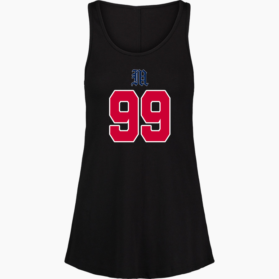 M.A.D Mavericks OFFICIAL ONLINE STORE <span class="pdp-name-mascot">Crieve Hall Youth Athletic Association Mad Mavericks</span> MV Sport Women's Paris Flowy Tank