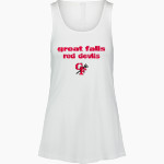 GREAT FALLS HIGH SCHOOL RED DEVILS MV Sport Women's Paris Flowy Tank Front Thumbnail