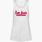 San Juan Spartans <span class="pdp-name-mascot">San Juan Spartans</span> MV Sport Women's Paris Flowy Tank Front Thumbnail