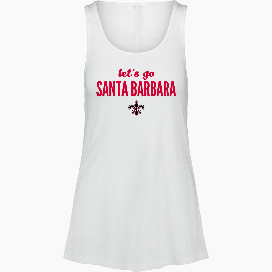 Santa Barbara Saints Football <span class="pdp-name-mascot">Santa Barbara Saints Football</span> MV Sport Women's Paris Flowy Tank