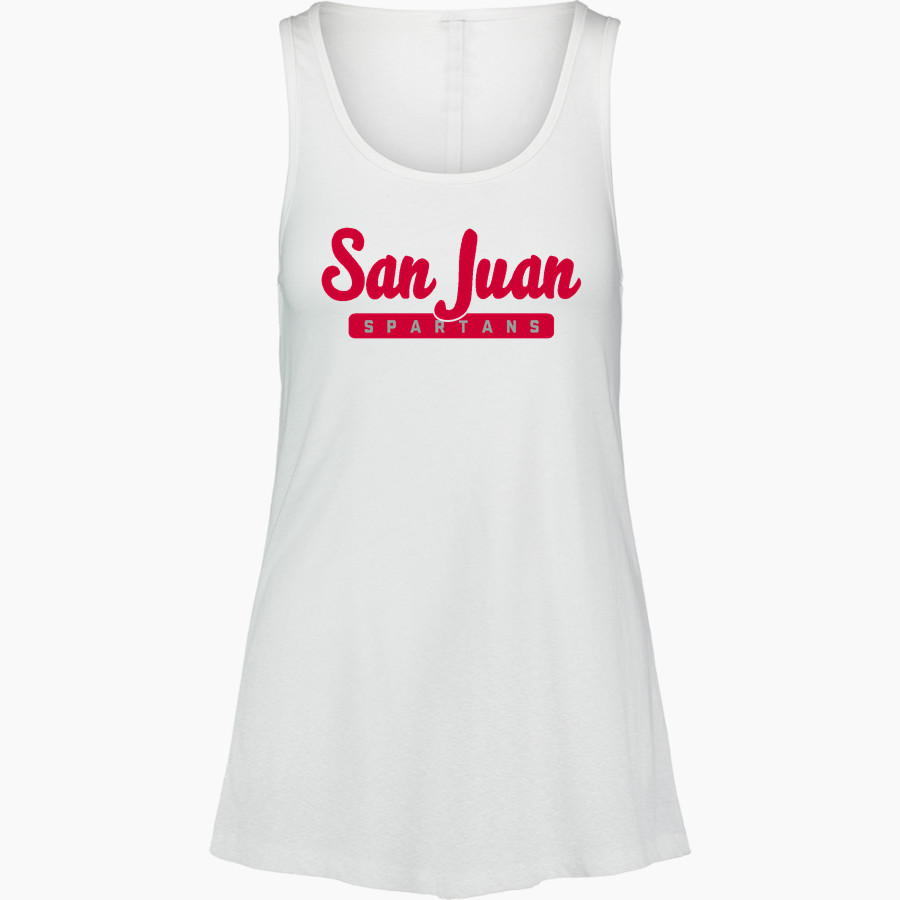 San Juan Spartans <span class="pdp-name-mascot">San Juan Spartans</span> MV Sport Women's Paris Flowy Tank