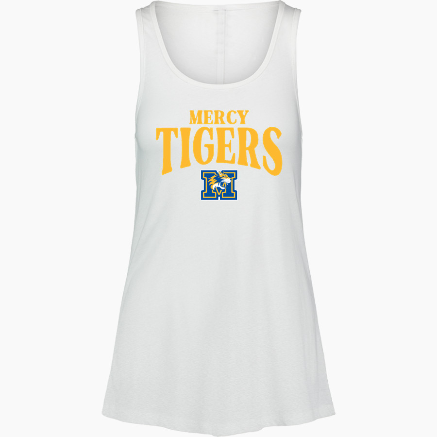 Mercy High School Tigers Online Store <span class="pdp-name-mascot">Mercy Tigers</span> MV Sport Women's Paris Flowy Tank