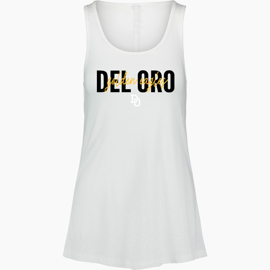 Del Oro Golden Eagles <span class="pdp-name-mascot">Del Oro High School</span> MV Sport Women's Paris Flowy Tank