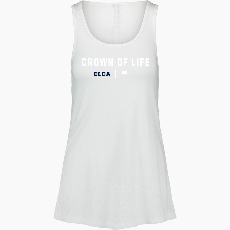 Crown of Life Knights <span class="pdp-name-mascot">Crown of Life Christian Academy Knights</span> MV Sport Women's Paris Flowy Tank