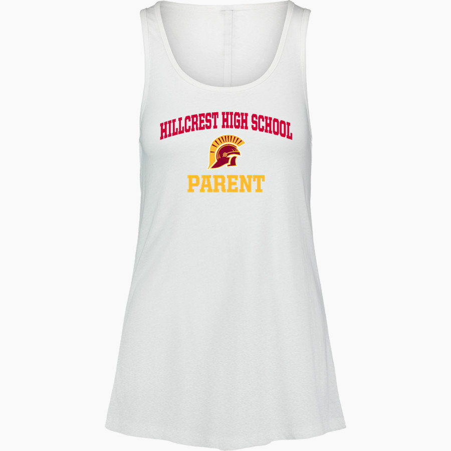 HILLCREST HIGH SCHOOL TROJANS <span class="pdp-name-mascot">Hillcrest High School TROJANS</span> MV Sport Women's Paris Flowy Tank