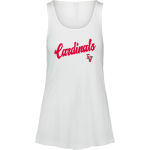 Del Valle Cardinals <span class="pdp-name-mascot">Del Valle Cardinals</span> MV Sport Women's Paris Flowy Tank Front Thumbnail