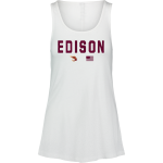 EDISON HIGH SCHOOL VIKINGS <span class="pdp-name-mascot">EDISON VIKINGS</span> MV Sport Women's Paris Flowy Tank Front Thumbnail