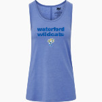 WATERFORD HIGH SCHOOL WILDCATS <span class="pdp-name-mascot">WATERFORD WILDCATS</span> MV Sport Women's Paris Flowy Tank Front Thumbnail