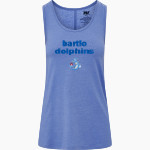 BARTLE Dolphins <span class="pdp-name-mascot">BARTLE ELEMENTARY SCHOOL Dolphins</span> MV Sport Women's Paris Flowy Tank Front Thumbnail
