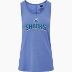 Divine Savior Academy Sharks MV Sport Women's Paris Flowy Tank Front Thumbnail