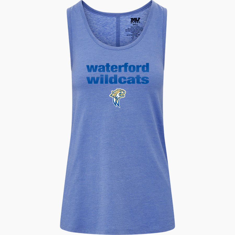 WATERFORD HIGH SCHOOL WILDCATS <span class="pdp-name-mascot">WATERFORD WILDCATS</span> MV Sport Women's Paris Flowy Tank