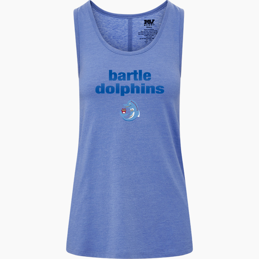 BARTLE Dolphins <span class="pdp-name-mascot">BARTLE ELEMENTARY SCHOOL Dolphins</span> MV Sport Women's Paris Flowy Tank