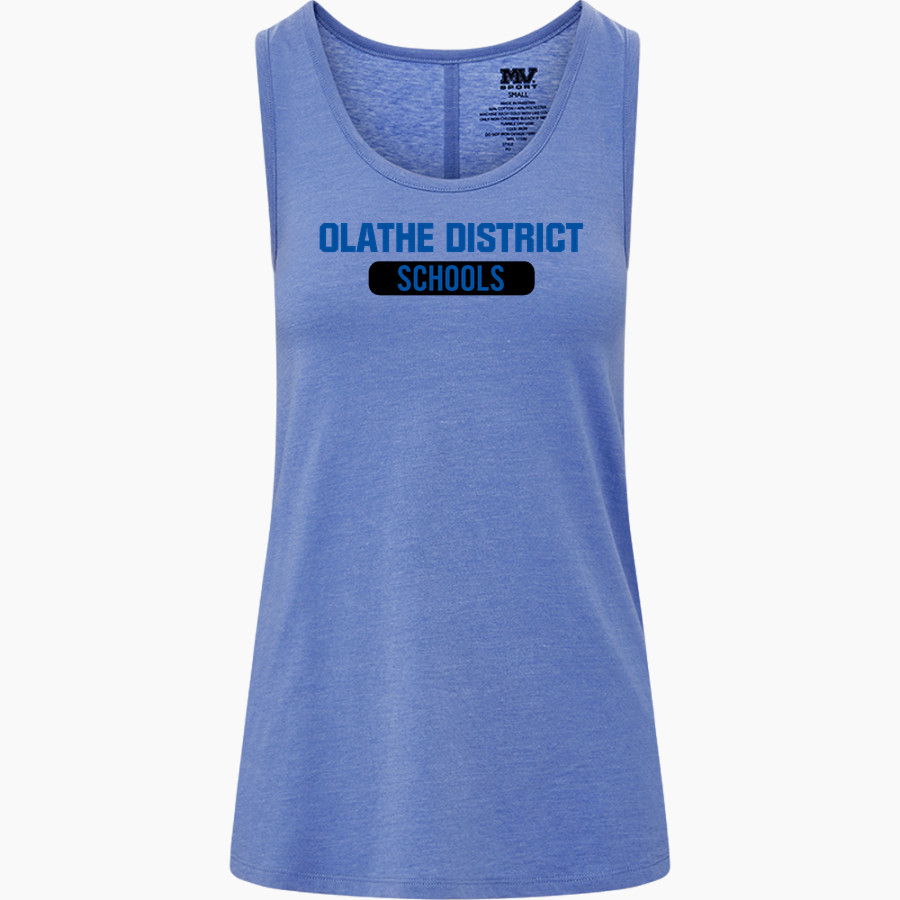 Olathe District Schools School District <span class="pdp-name-mascot">Olathe District S School District</span> MV Sport Women's Paris Flowy Tank