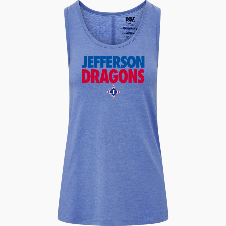 Jefferson Dragons <span class="pdp-name-mascot">Jefferson Dragons</span> MV Sport Women's Paris Flowy Tank