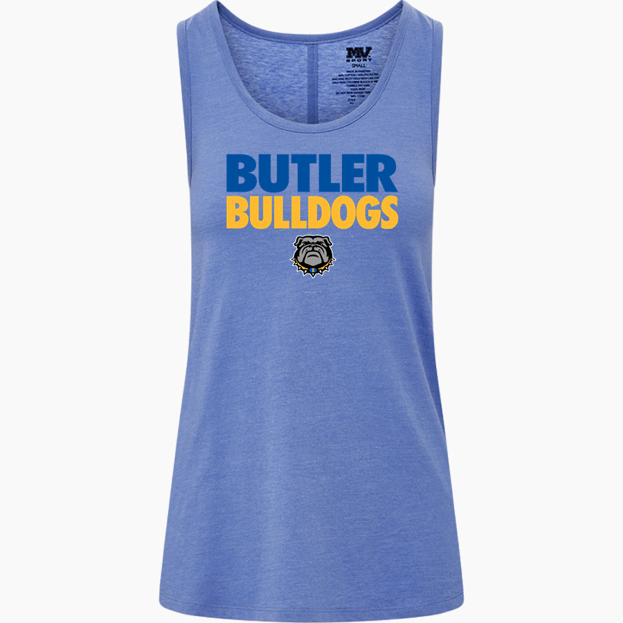 butler high school It takes more to be a BULLDOG <span class="pdp-name-mascot">BUTLER BULLDOGS</span> MV Sport Women's Paris Flowy Tank